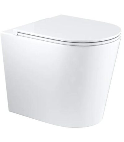 London99 520*365*410mm Gloss White Rimless Flushing Wall Faced Floor Pan