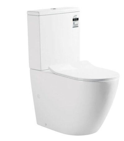 NORTON 665*360*845mm Gloss White Quiet Flushing Back to Wall Two-piece Toilet Suite
