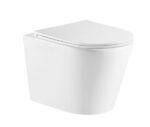 ZARA66 515*355*365mm Gloss White Rimless Flushing Wall Hung Pan