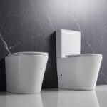 VERA 670*360*850mm Gloss White Tornado Flushing Back to Wall Two-piece Toilet Suite