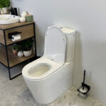 VERA 670*360*850mm Gloss White Tornado Flushing Back to Wall Two-piece Toilet Suite