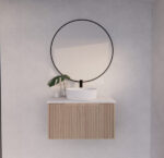 Vienna 750mm America Oak Wall Hung Vanity