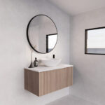 Vienna 900mm America Oak Wall Hung Vanity