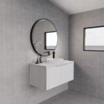 Vienna 900mm Matt White Wall Hung Vanity
