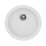 460mm White Granite Single Bowl Kitchen Sink