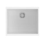 530x460x220mm White Carysil Granite Single Bowl Kitchen Sink
