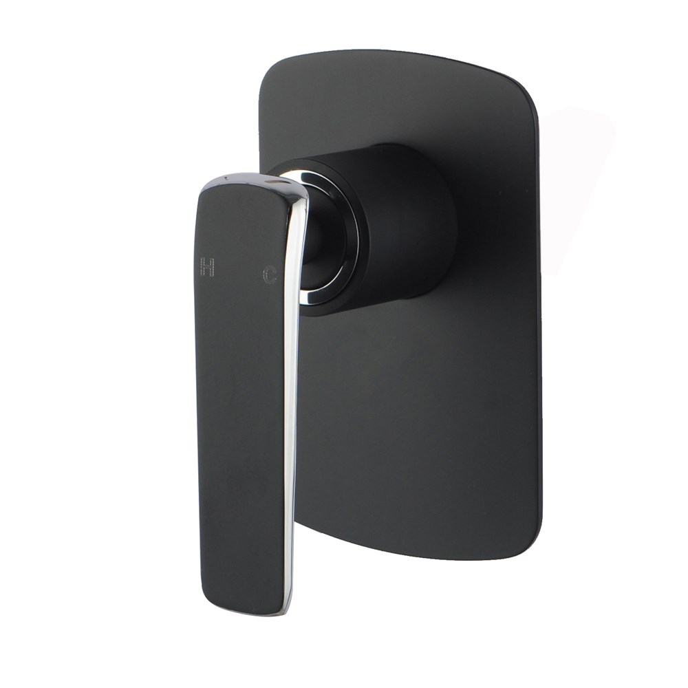 ESPERIA - Chrome & Matte Black Wall Mixer 1 ESPERIA - Chrome & Matte Black Wall Mixer
