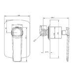 ESPERIA - Black Wall Mixer