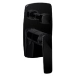 Bellino High Gloss Black Wall Mixer with Diverter