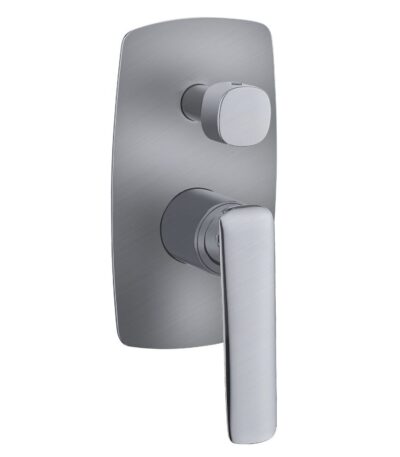 Bellino Brushed Nickel Wall Mixer with Diverter