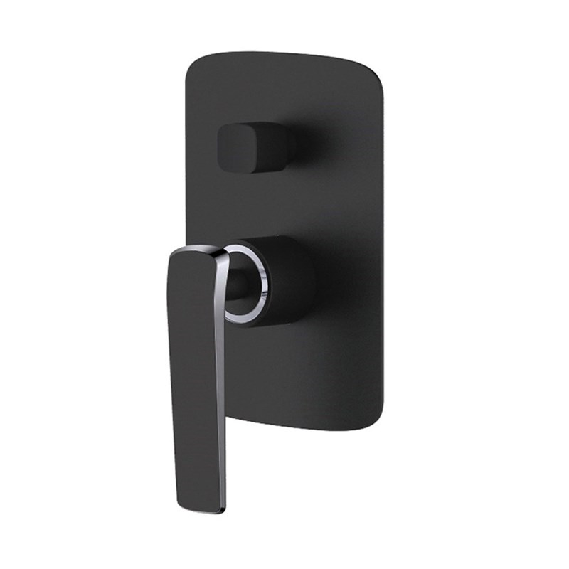 ESPERIA - Black & Chrome Diverter Mixer 1 ESPERIA - Black & Chrome Diverter Mixer