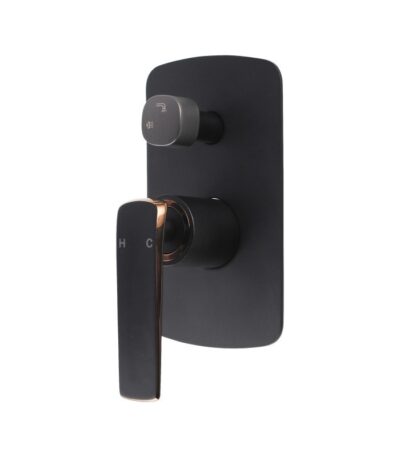 ESPERIA - Black & Rose Gold Diverter Mixer