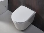 ZARA66 515*355*365mm Gloss White Rimless Flushing Wall Hung Pan
