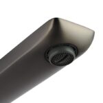 RUSHY Series 180mm Brushed Gun Metal Grey Bathtub/Basin Wall Spout