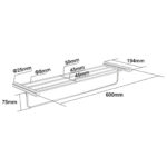 Chrome Showel Shelf