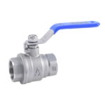 Amoza 50 mm SS 304 F&F Lever Ball Valve