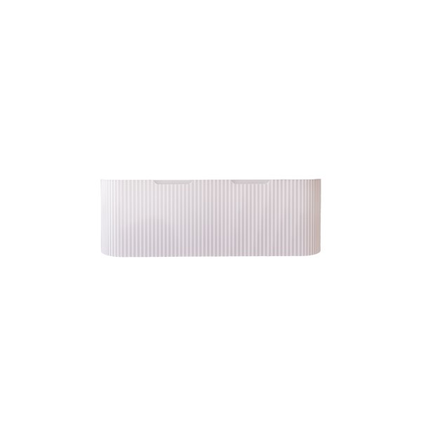 Bergen 1500mm Matte White Wall Hung Fluted Cabinet (Single Bowl) 1 Bergen 1500mm Matte White Wall Hung Fluted Cabinet (Single Bowl)