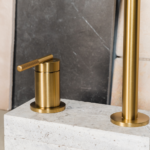 CADDENCE - Brushed Brass Basin Mixer
