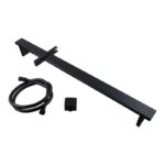 Black Shower Rail