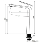 ESPERIA - Brushed Brass Basin Mixer