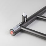 Brushed Gunmetal Heated Towel Rack 4 Bars