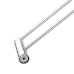 600mm Chrome Double Towel Rail