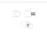 CADDENCE - Brushed Nickel Robe Hook