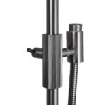 CADDENCE - Brushed Gunmetal Shower Rail