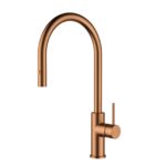 Otus Slimline SS Gooseneck Pull-Out Sink Mixer In Brushed ss304 - Image 6