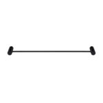 600mm Black Single Towel Rail