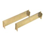 Lauxes Matte Yellow Gold End Cap(14*100mm)