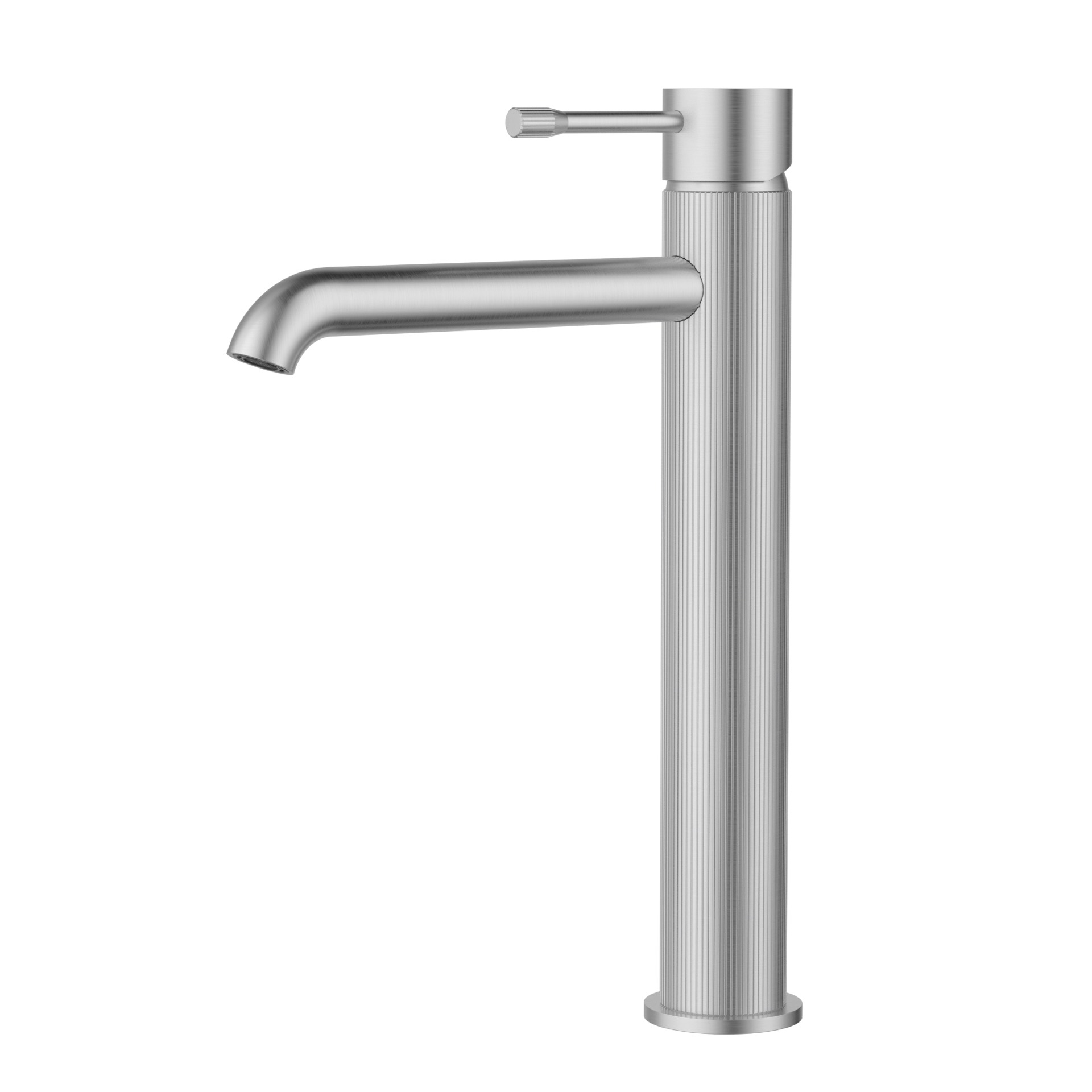 hyb585-202bn+brushed nickel-opt20 Basin Mixer High Rise - Image 1