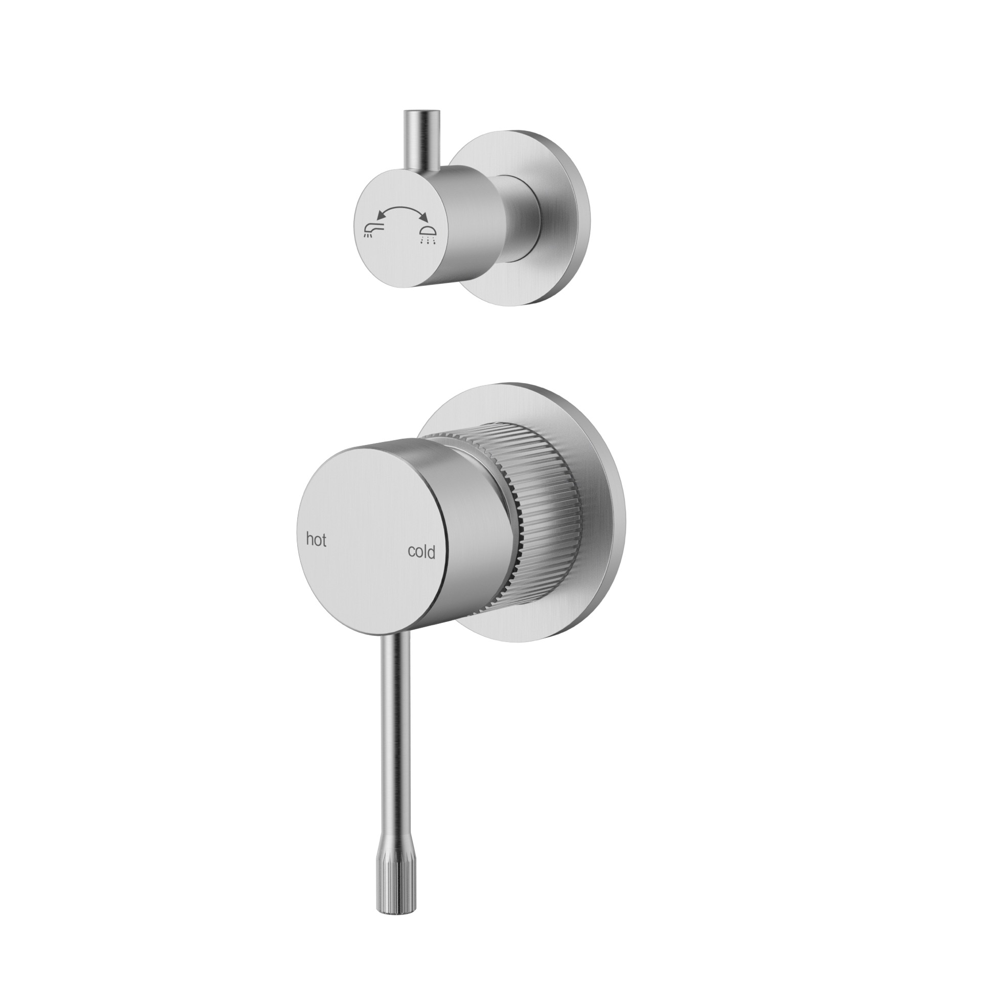hyb585-502tk-bn+brushed nickel-opt20 Linie Wall DiverterMixer Trim Kits - Image 1