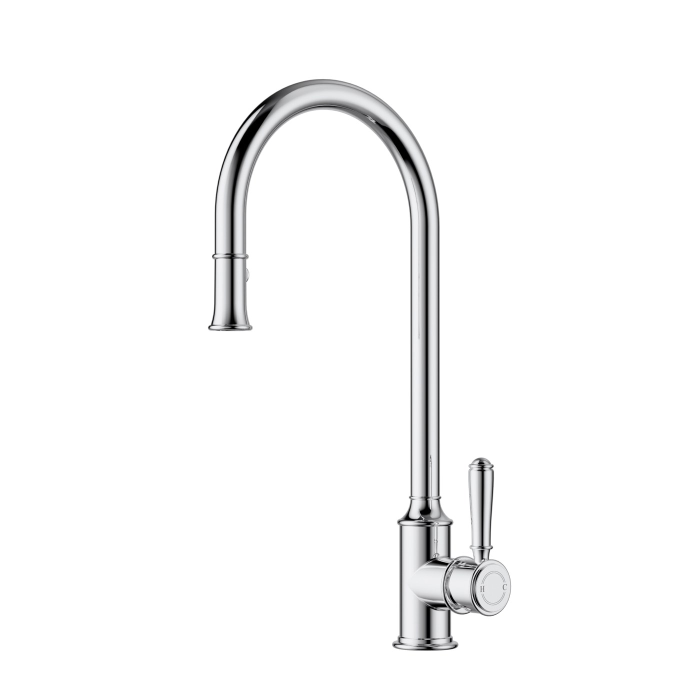 hyb868-103+chrome-opt67 Clasico Sink Mixer Pull-Out - Image 1