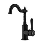 Clasico Tall Basin Mixer Hook Spout - Image 3