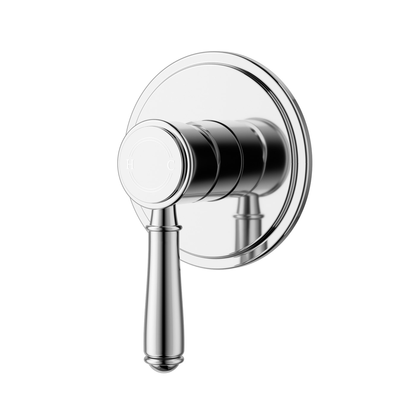 hyb868-301tk+chrome-opt69 Clasico Wall Mixer Trim Kit - Image 1