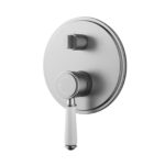 Clasico Wall Mixer Diverter Trim Kit / Ceramic Handle - Image 2