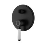 Clasico Wall Mixer Diverter Trim Kit / Ceramic Handle - Image 3