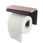 IVANO - Black Toilet Paper Holder
