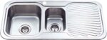 Cora 1 & 1/2 Bowl Single Drainer Sink - Image 2
