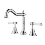 Clasico Basin Tap Set / Ceramic Handle