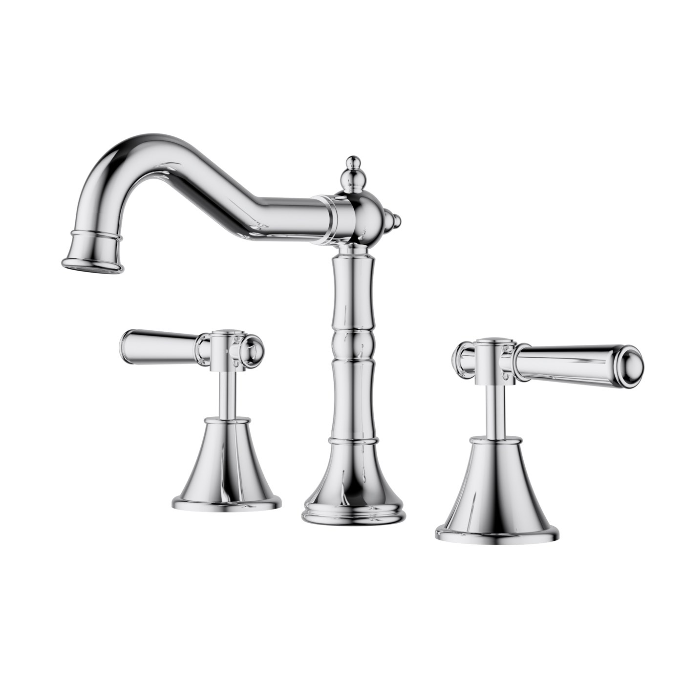 pck90nz04lf+chrome-opt73 Clasico Basin Tap Set - Image 1