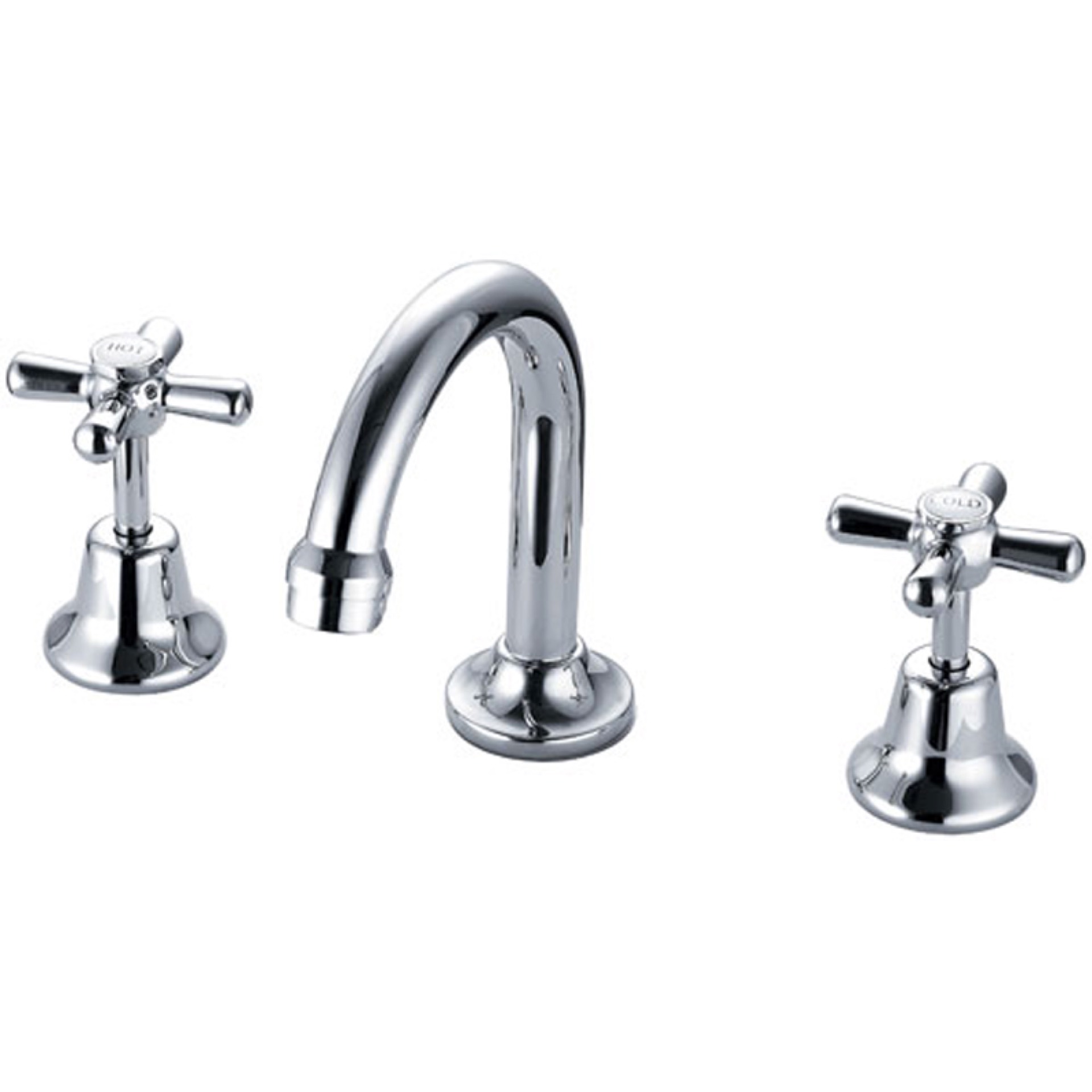 penz04lf+chrome-opt29 Basin Tap Set - Image 1