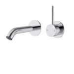 Otus Slimline Wall Basin Mixer Trim Kit Lever Up