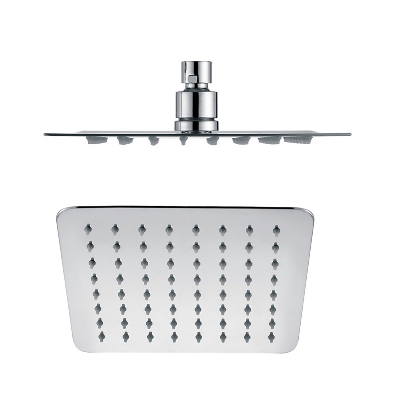 prs0801n+chrome-opt61 Nova Square Shower Head 200mm - Image 1