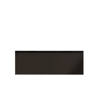 Vienna 1200mm Matt Black Wall Hung Fluted Vanity (Single Bowl)