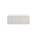 Vienna 1200mm Matt White Wall Hung Fluted Vanity (Double Bowls)