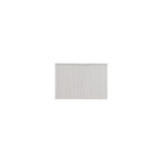 Vienna 600mm Matt White Wall Hung Fluted Vanity Cabinet