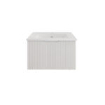 Vienna 750mm Matt White Wall Hung Vanity