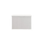 Vienna 750mm Matt White Wall Hung Vanity